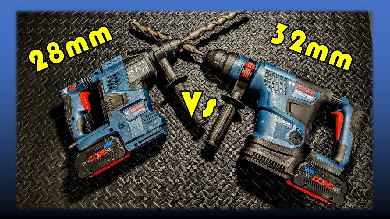 GBH 18V-28C против GBH 18V-34CF [#Boschammer Head 2 Head]