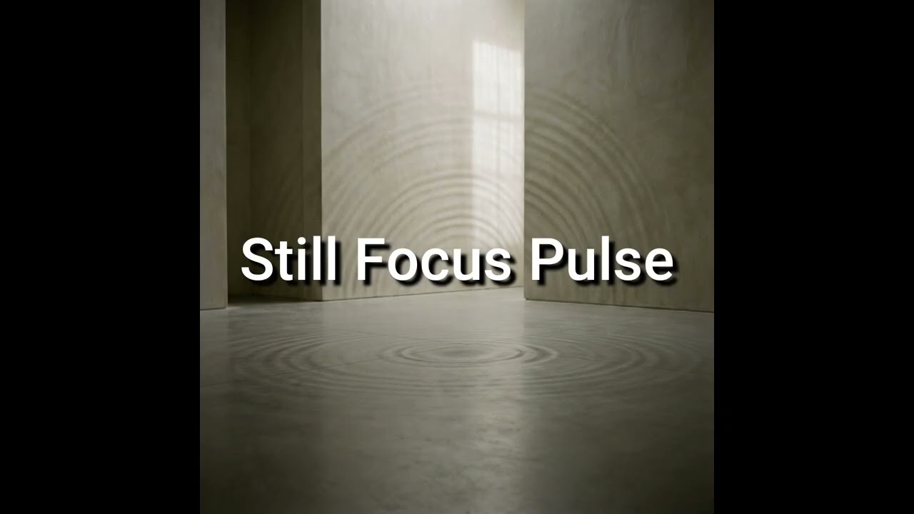 【療癒氛圍｜Healing Ambience】《靜心定錨》｜Still Focus Pulse｜無版權BGM / Copyright Free Music
