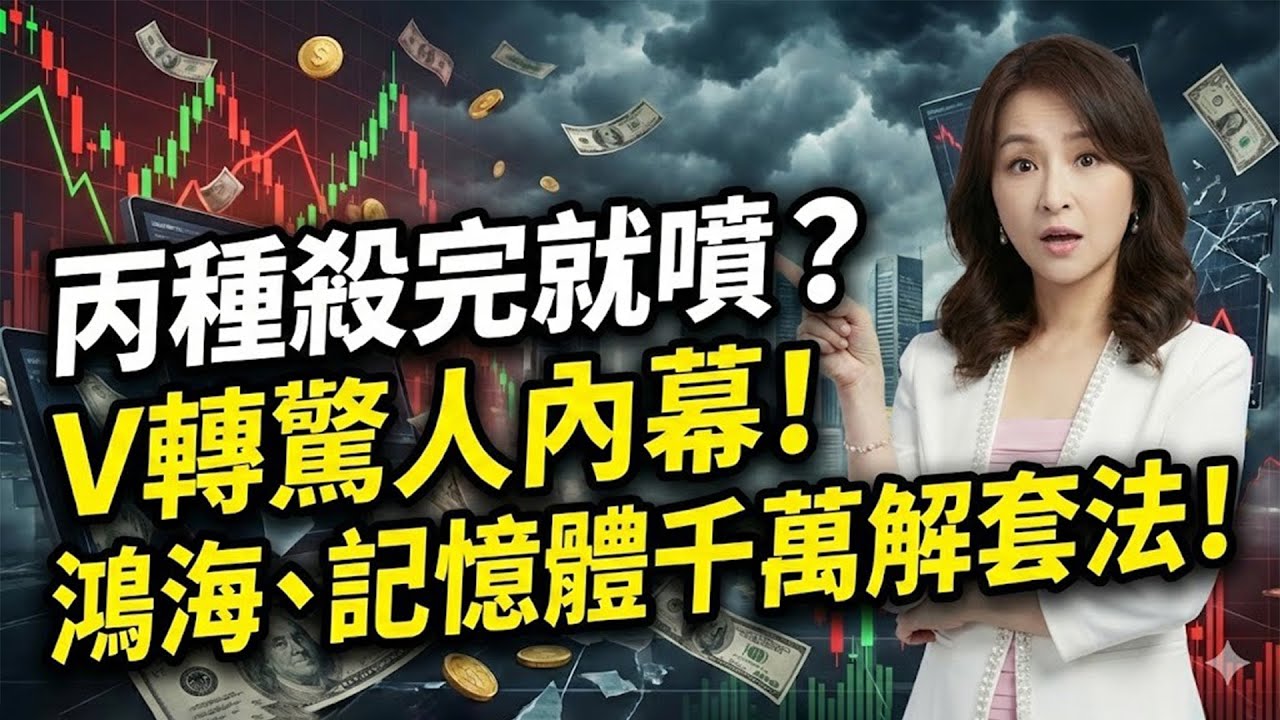 丙種殺完就噴？ V轉驚人內幕！ 鴻海、記憶體千萬解套法！｜ 楊惠宇 分析師 ｜ 2026.02.06