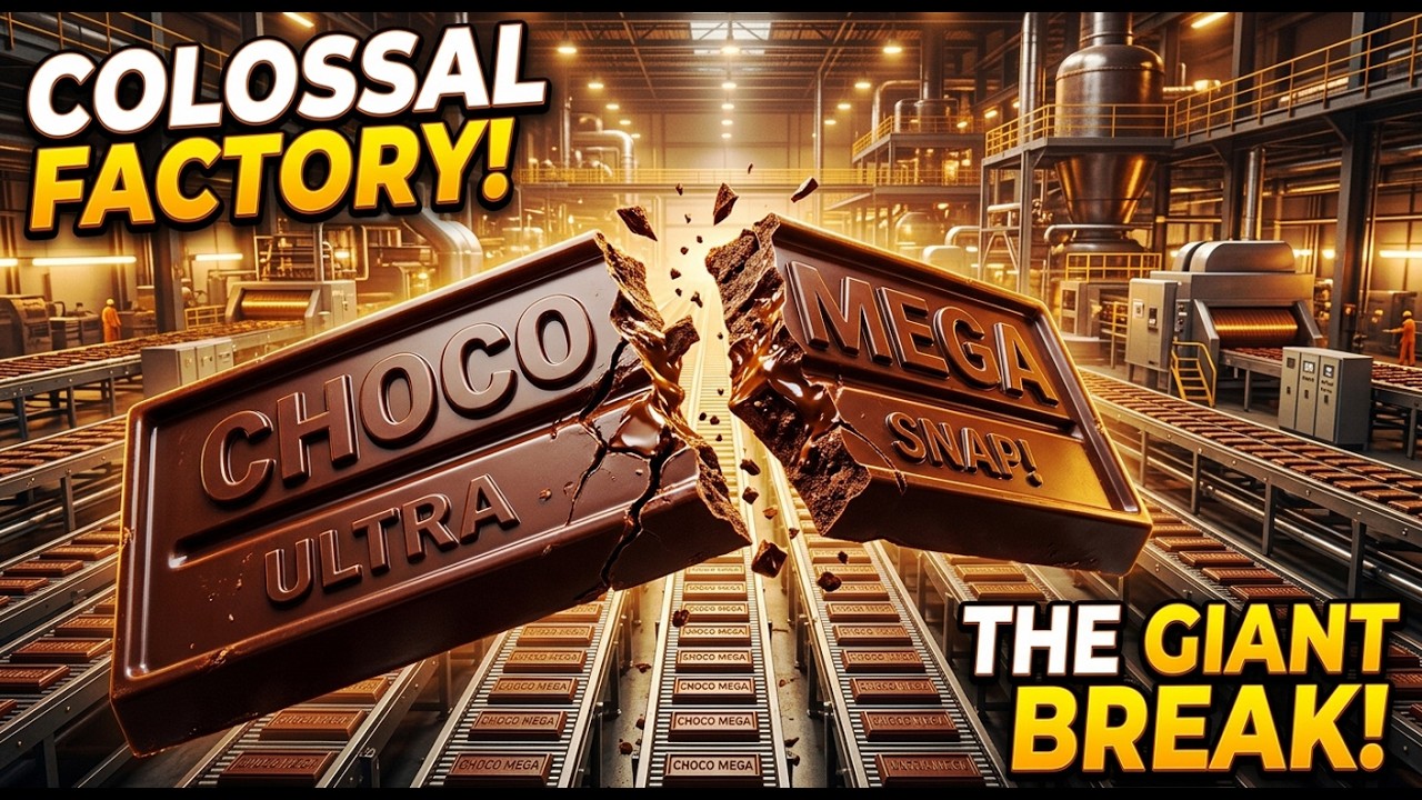 Giant Chocolate Factory: How Millions of Chocolates Are Made Every Day