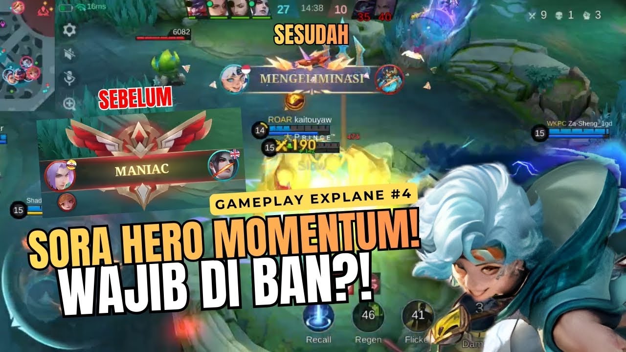 Nyaris Rata Musuh Maniac! - Gameplay EXP Lane #Part4 | Secure Lord & Balikkan Keadaan!