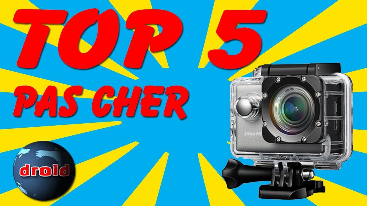 Top 5 caméra 📽 sport action pas cher à moins de 70€ 4K et full HD.