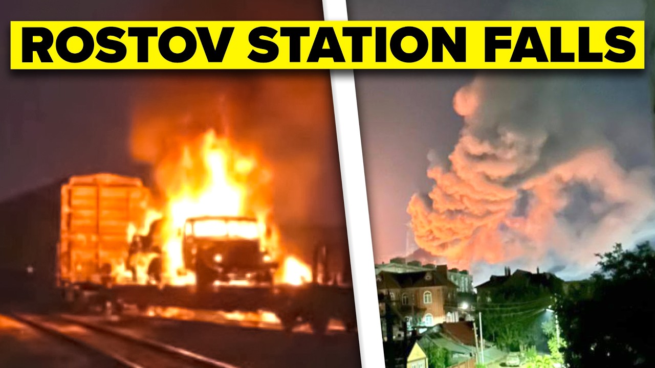 Ukraine&rsquo;s MASSIVE Strike TURNS Russian Military Train HUB Into a BLAZING INFERNO!