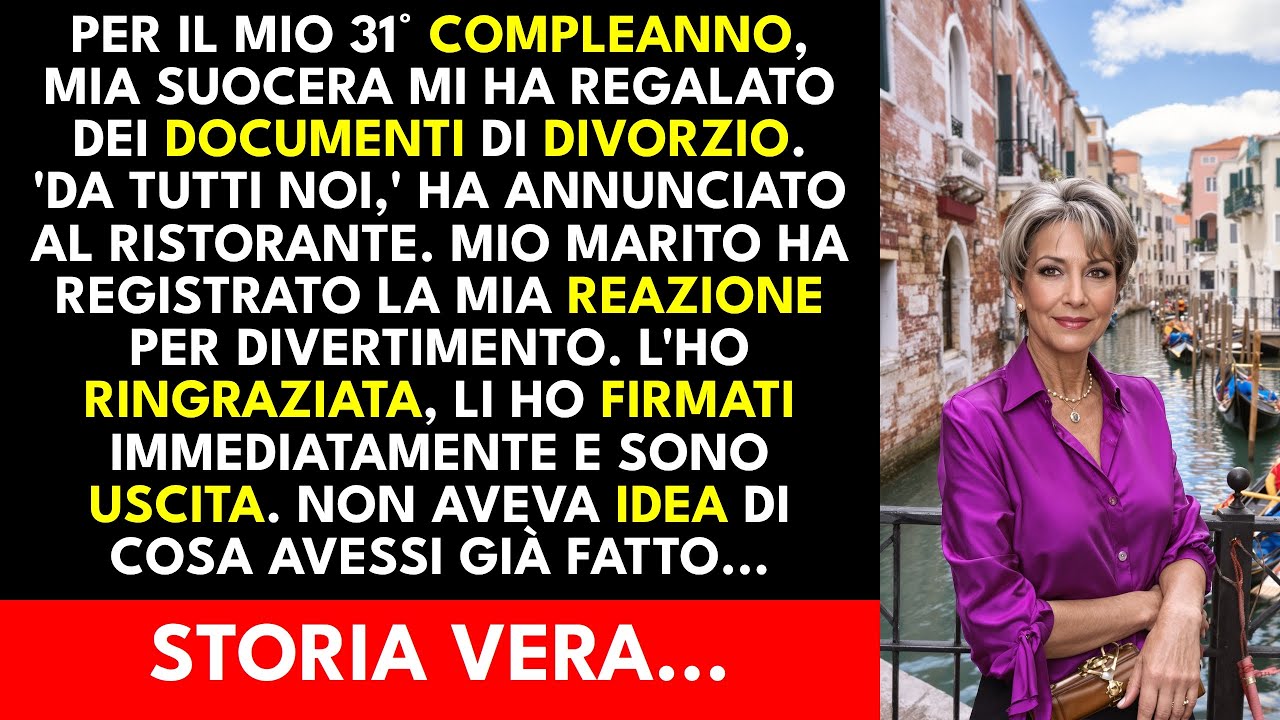 La mia suocera mi ha dato le carte di divorzio - Non si aspettava la mia vendetta alla festa