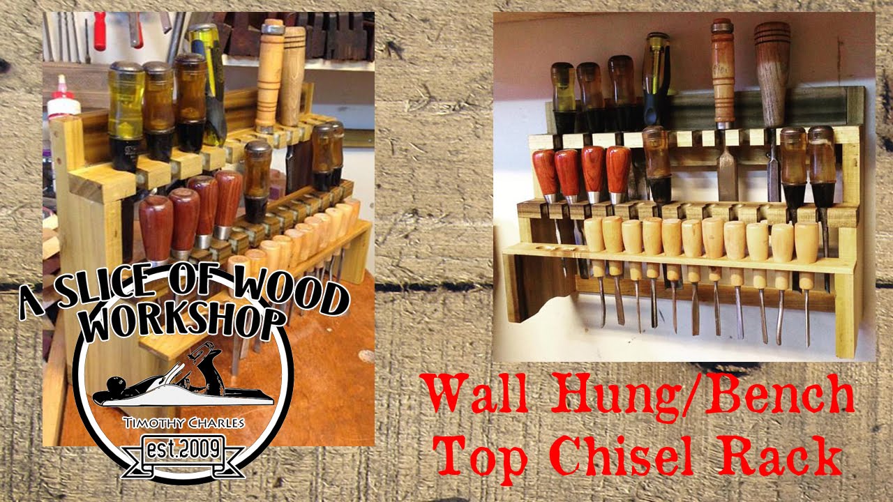 Wall Hung/Bench Top Chisel Rack
