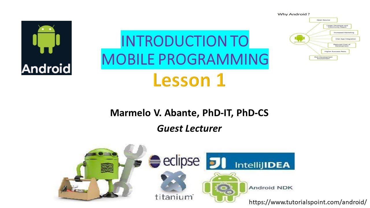 Lesson 1   Introduction to Mobile Programming