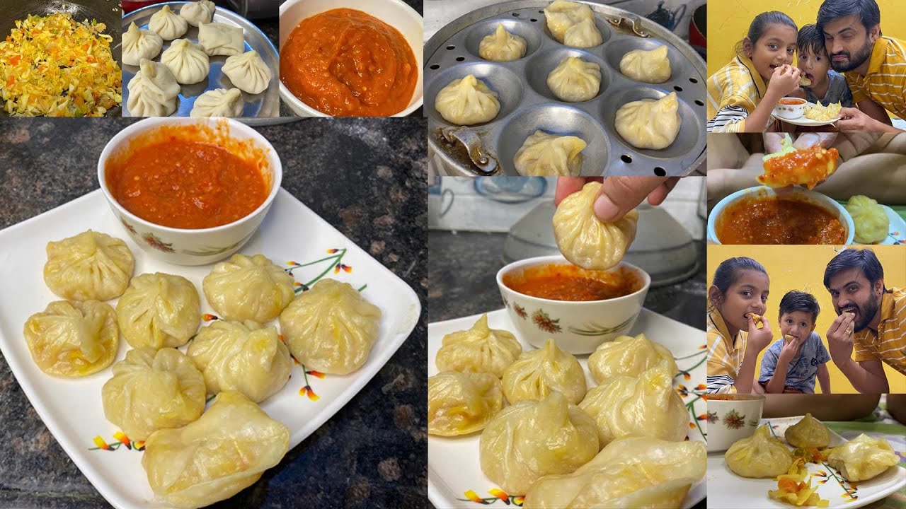 చాలా తక్కువమందికి తెలిసిన Recipe👍 పిల్లలు చాలా ఇష్టంగా తినే Veg Momos 😋 || #MDtvVegfood