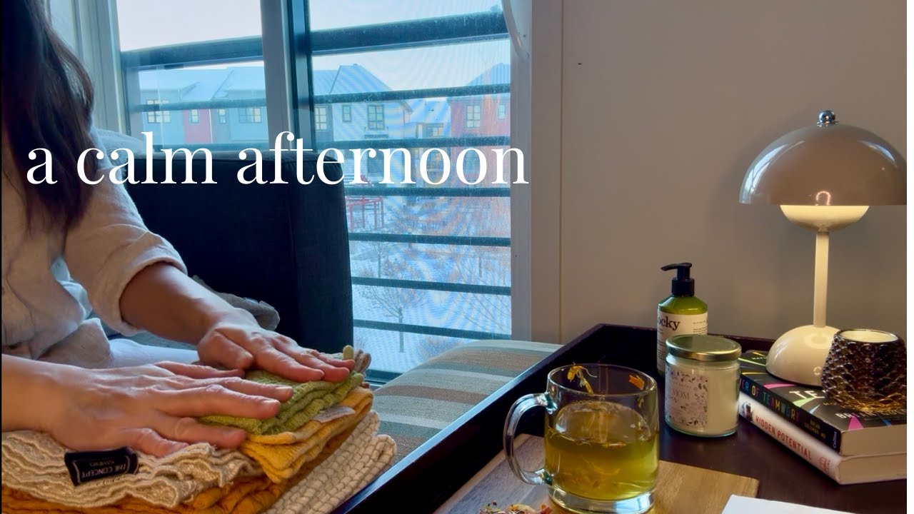 Slow Afternoon | Flower Tea, Mending & Quiet Tasks