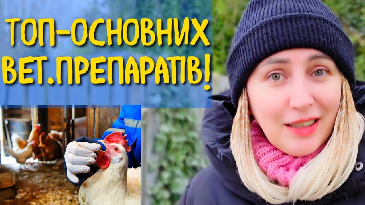 ОСНОВНІ ВЕТ-ПРЕПАРАТИ ЩО ТРЕБА ВАШІЙ ПТИЦІ НА ПОДВІР'Ї!  НЕ ДОРОГО!