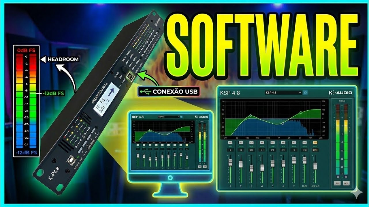 (parte 2) processador de audio k audio ksp 4.8