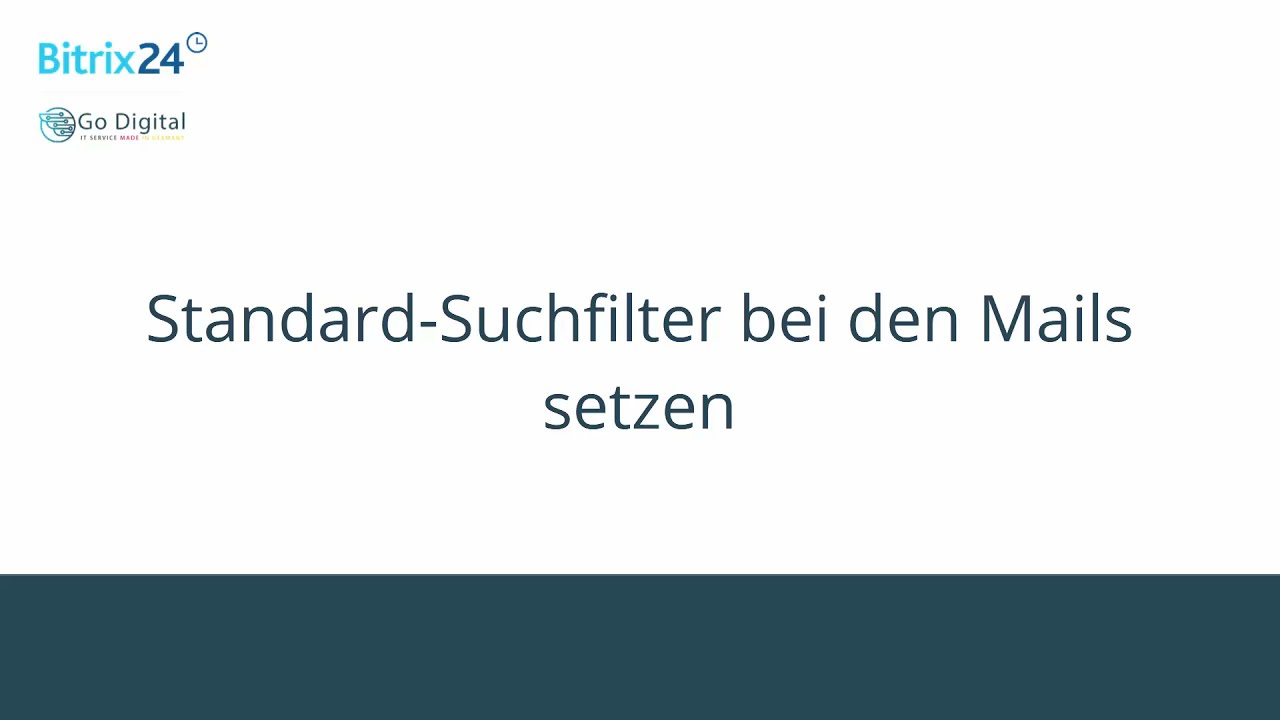 So setzt man Standard-Suchfilter richtig bei den Mails