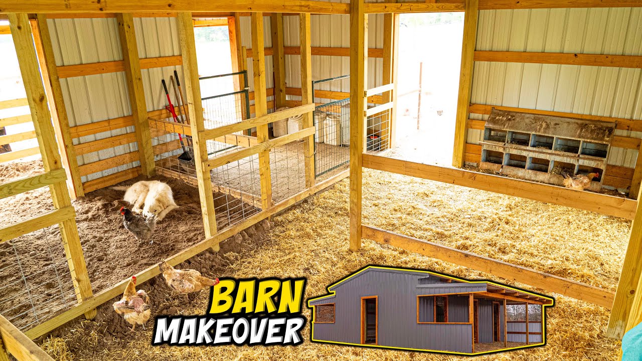 BARN Makeover Means HARD LABOR || Homesteading Summer Chores || Living Off Grid