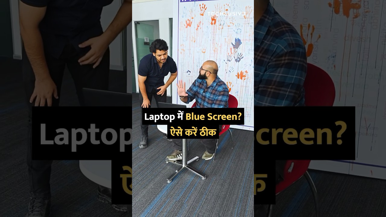 Blue Screen in Laptop? Fix it like this #shorts