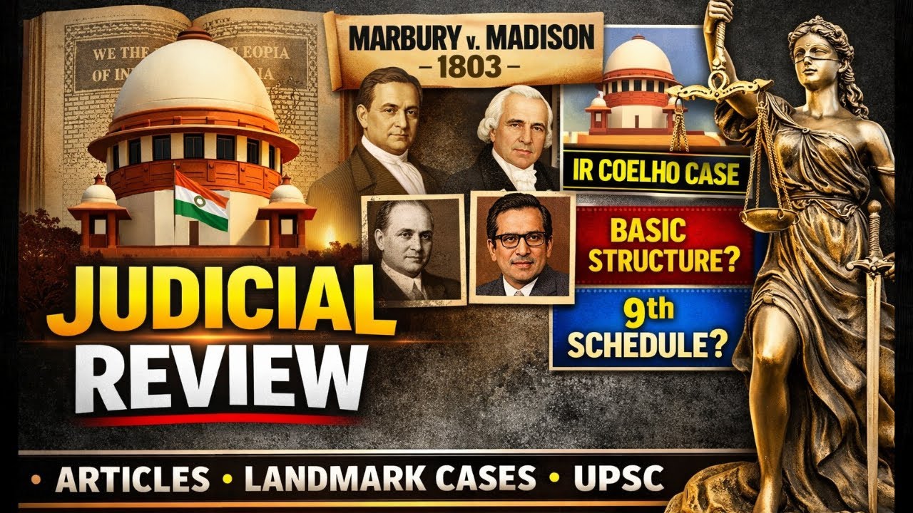 108. Judicial Review for UPSC | Meaning, Scope, Key Cases & 9th Schedule