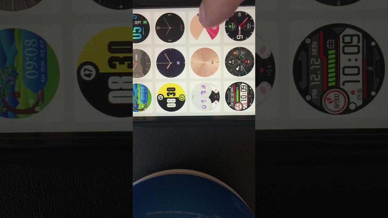 Download watch faces via app FitCloudPro