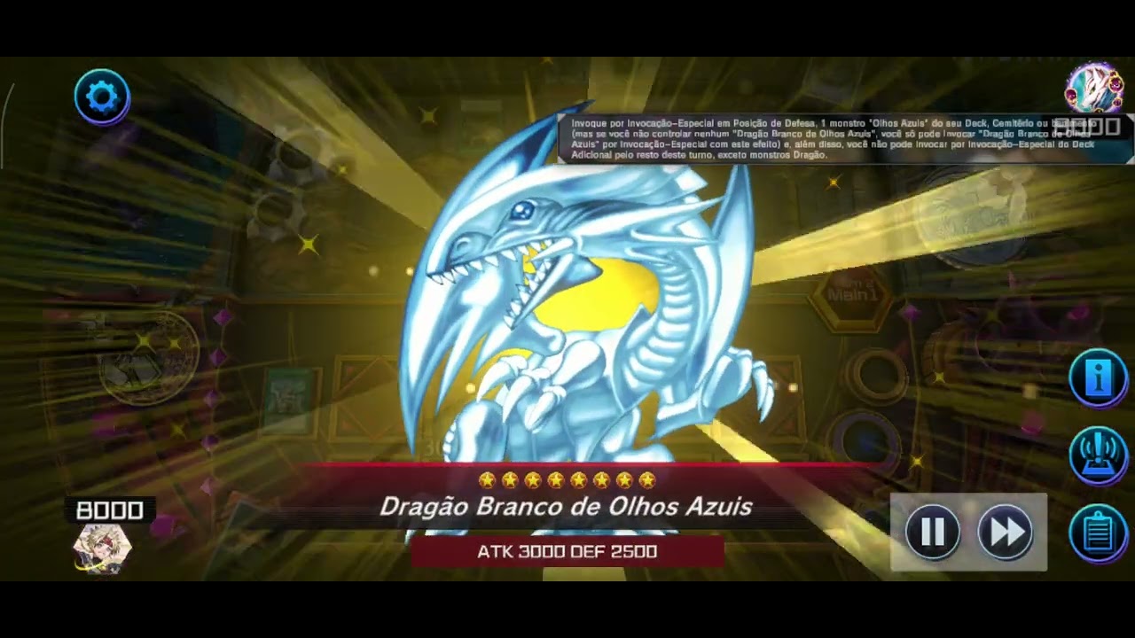 Yu gi oh! Master duel artmage Vs Dragão Branco 