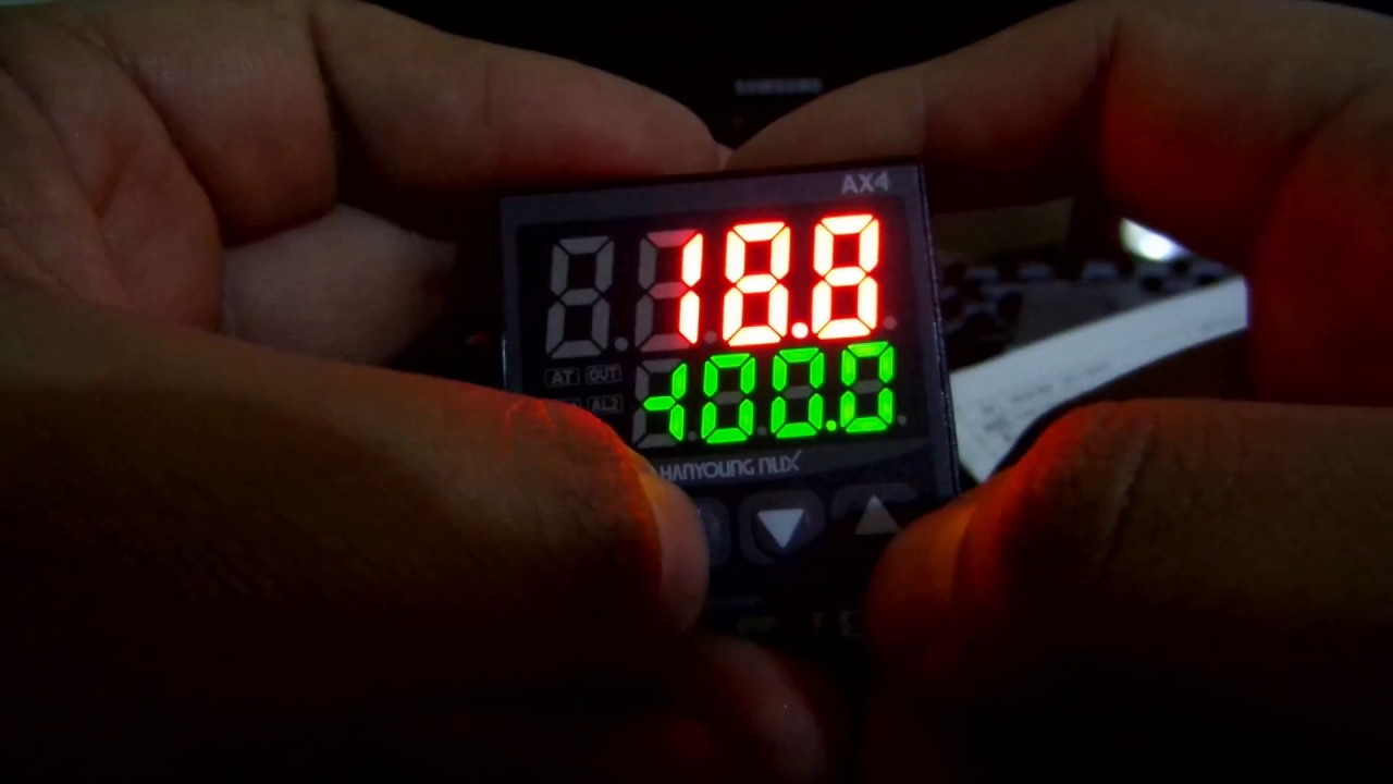 Controlador de Temperatura Hanyoung AX4-1A Uso y Demostracion