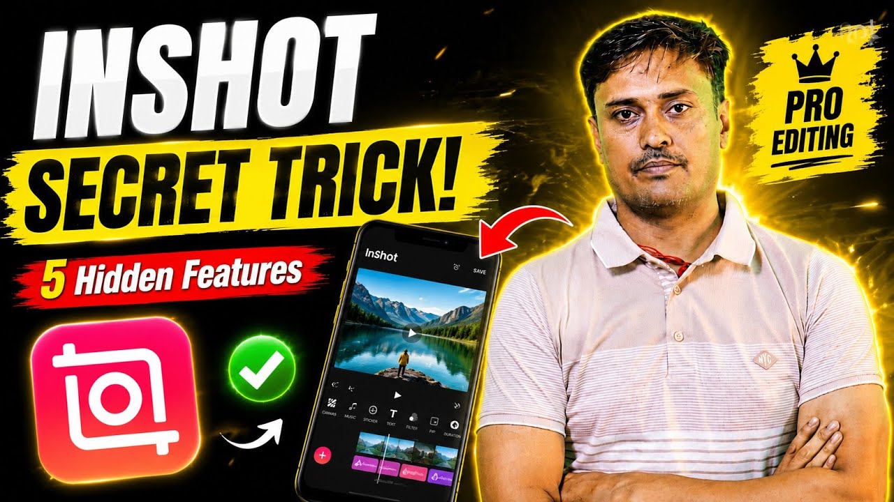 InShot Video Editing App | वीडियो एडिटिंग ऍप | Best Video Editing App [InShot] Tutorial In 2020 |