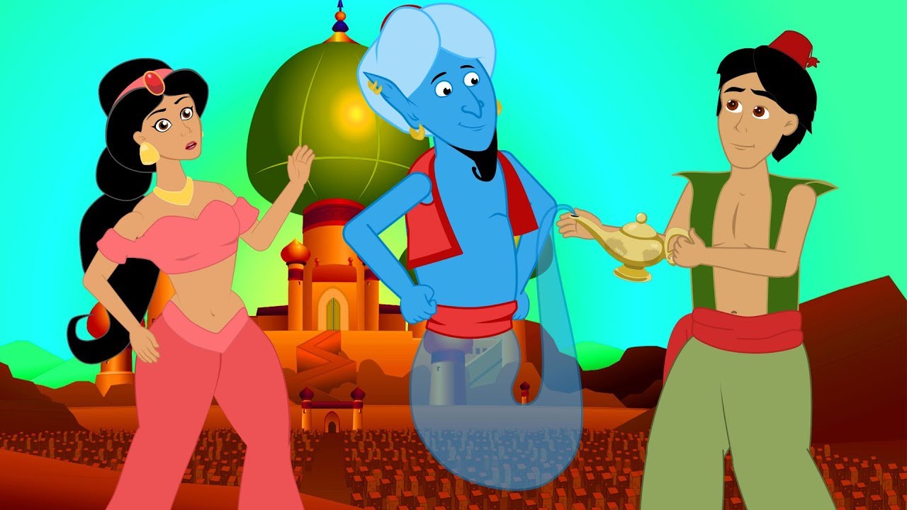 Aladin und die Wunderlampe märchen | Gutenachtgeschichte für kinder
