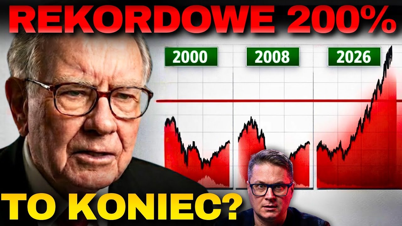 Wskaźnik Buffetta bije na alarm! Krach w 2026 jest nieunikniony?