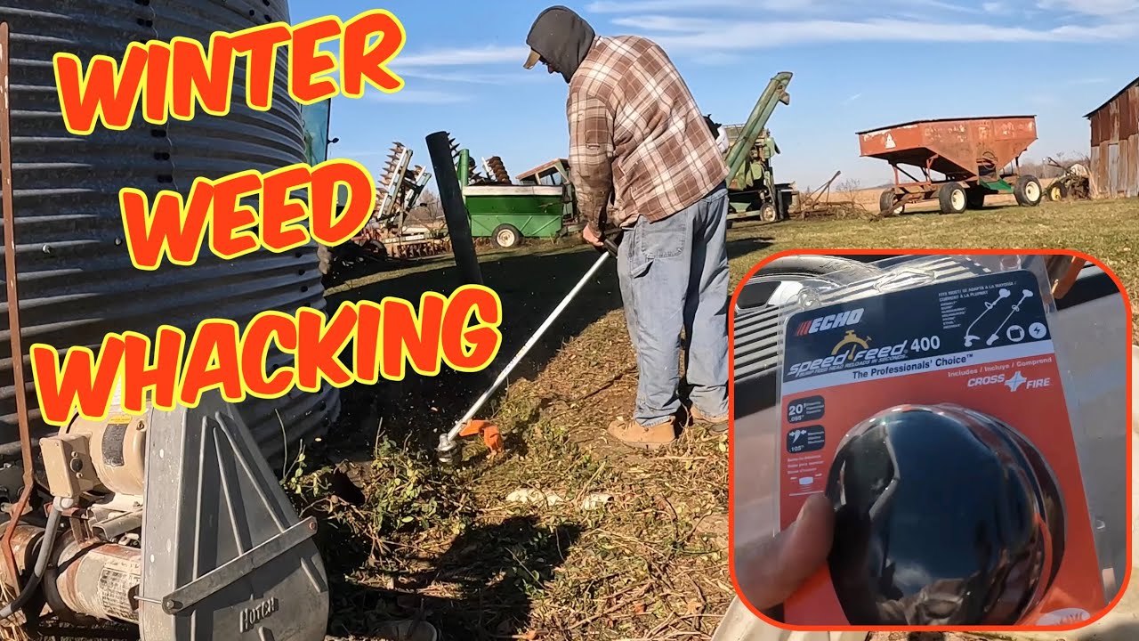 Wintertime Weed Whacking: Echo Speed Feed 400 goes on Stihl FS 131R trimmer