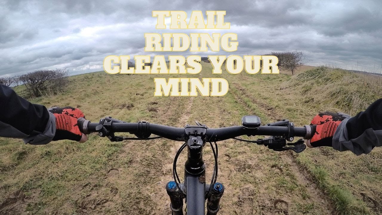 Trail Mountain biking on the ridgeway and making my way home downhill