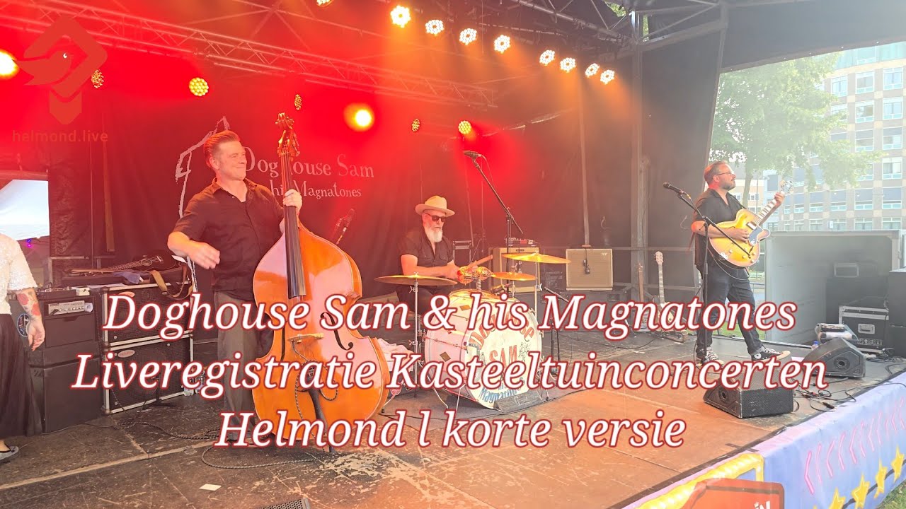 Doghouse Sam & his Magnatones l Liveregistratie l Kasteeltuinconcerten Helmond l korte versie
