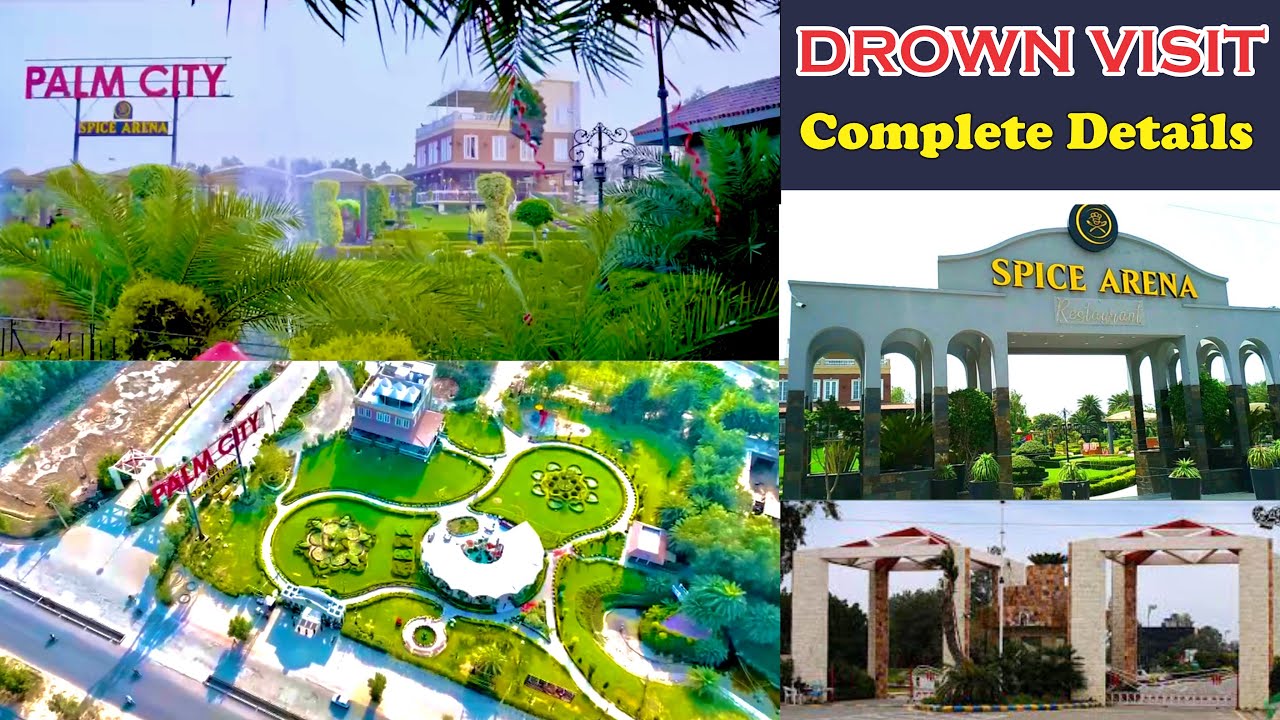 Palm City Lahore Latest Visit 2023 | Drown View | Development Updates