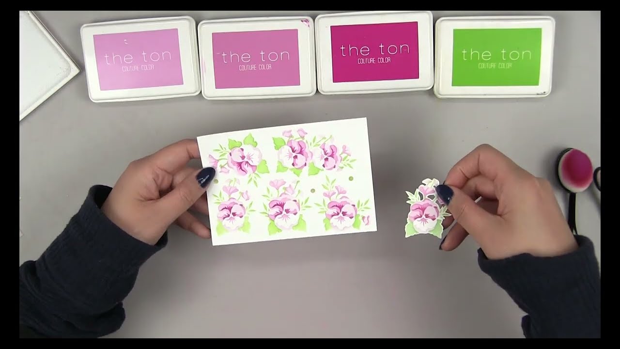 Intro: Pansy Clusters Layering Stencils
