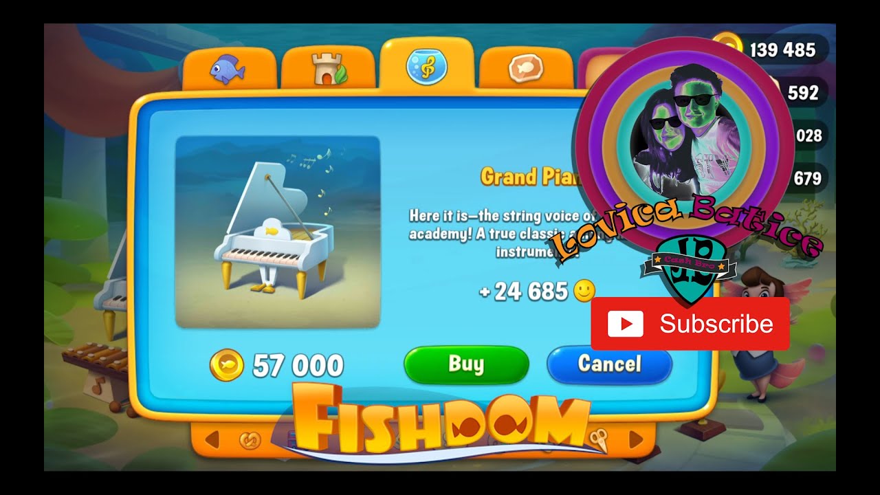 Fishdom Level 5886 - 5890 - Aquarium Music Room - World Art Works - Gameplay