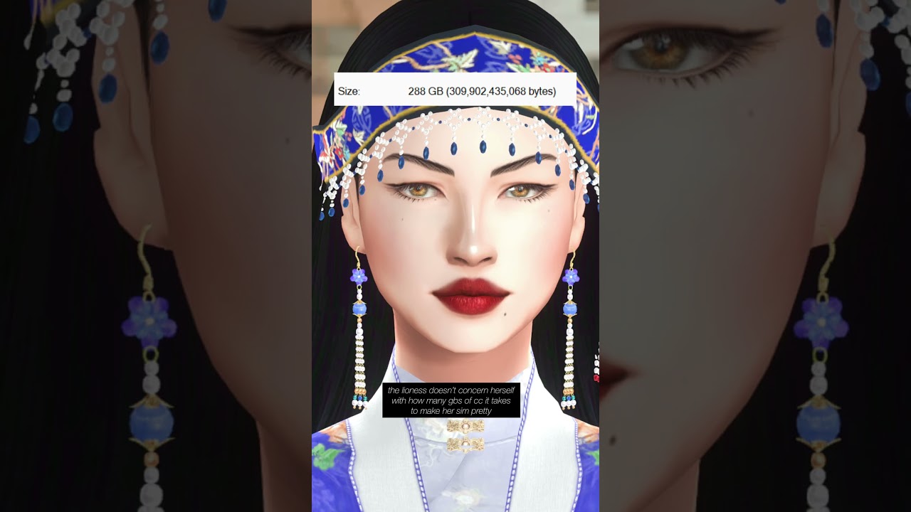 How much cc I use in the sims 4