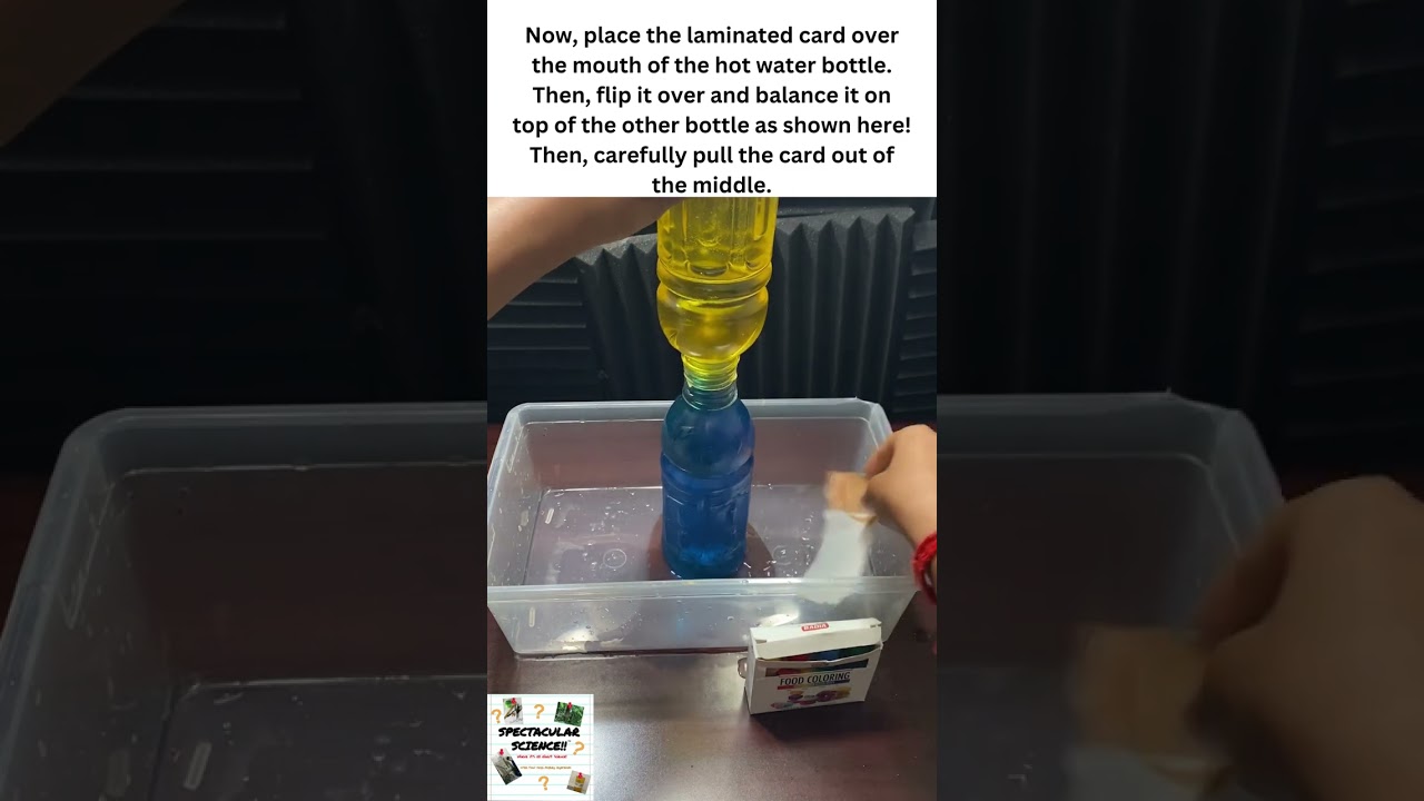 Spectacular Science Experiment! Hot and Cold Water Density Experiment!
