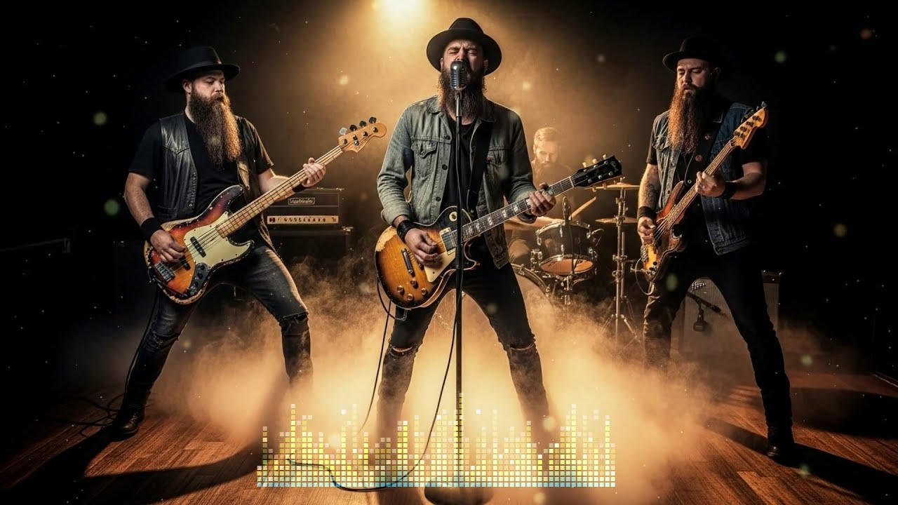 Led Zeppelin, Jimi Hendrix, Deep Purple, ZZ Top 🎸🔥 Fast Classic Blues Rock Guitar & Powerful Vocals