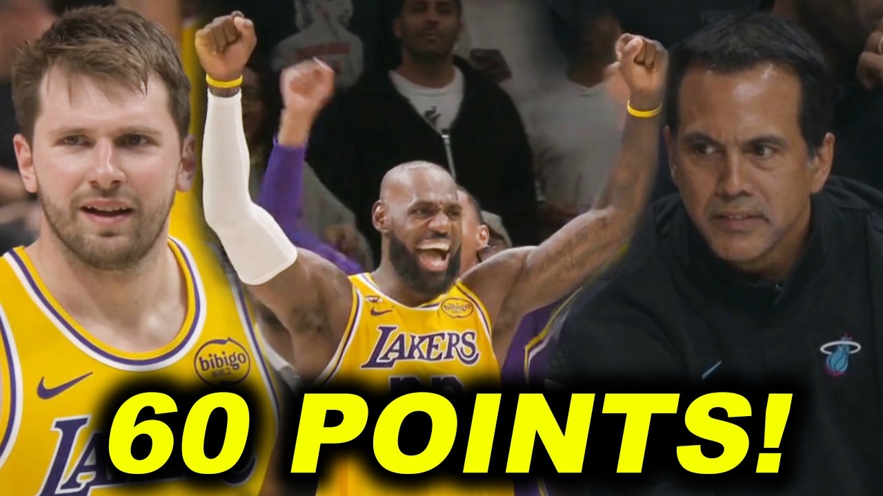 PANIBAGONG RECORD 60 POINTS! MONSTER GAME NI LUKA! | Proud na proud si LBJ, 79 Combined points!
