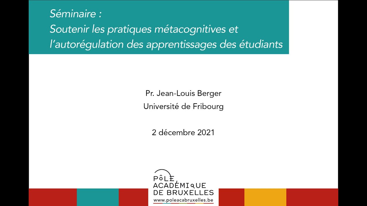 Soutenir les pratiques métacognitives et l’autorégulation des apprentissages des étudiants
