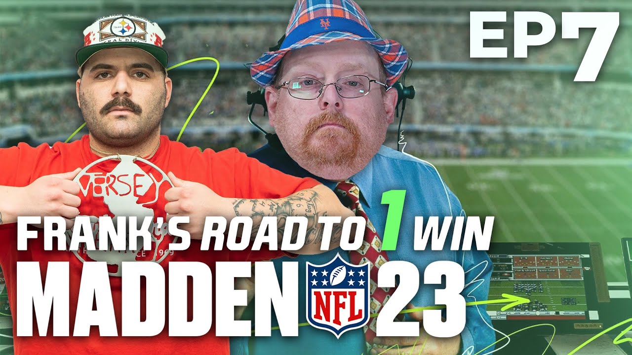 Frank the Tank's Road to 1 Madden Win (w/ Coach Jersey Jerry) - PART 7