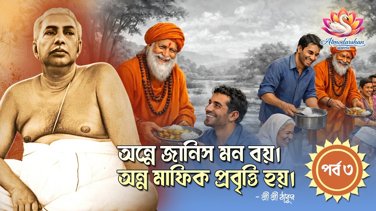অন্নে জানিস মন বয়। অন্ন মাফিক প্রবৃত্তি হয়। - (Atmodarshan EP3)