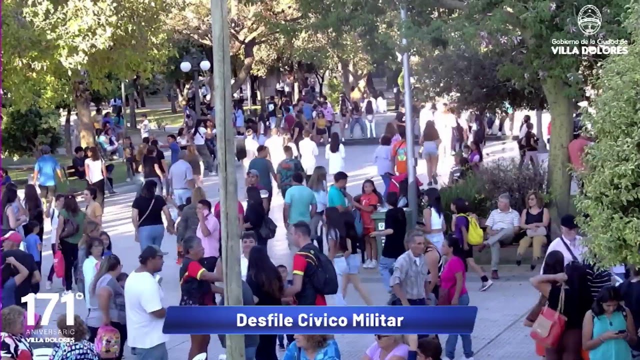 DESFILE CIVICO MILITAR POR EL 171º ANIVERSARIO DE VILLA DOLORES
