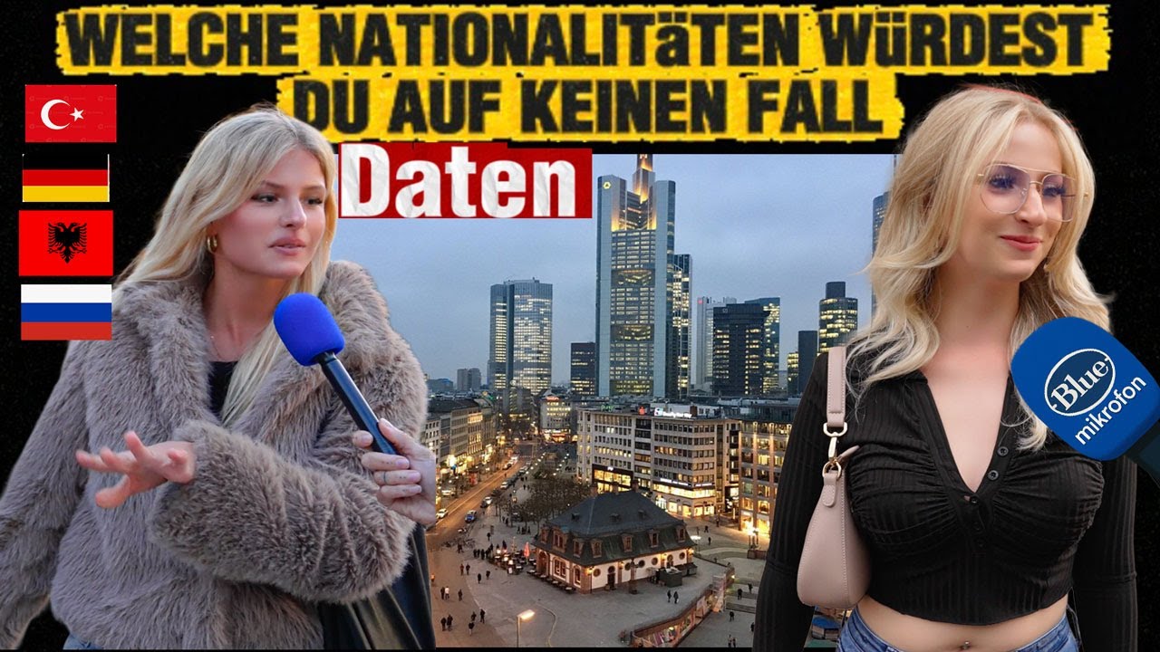 nie ein (Deutscher und Türke ....) Straßenreportage in Frankfurt
