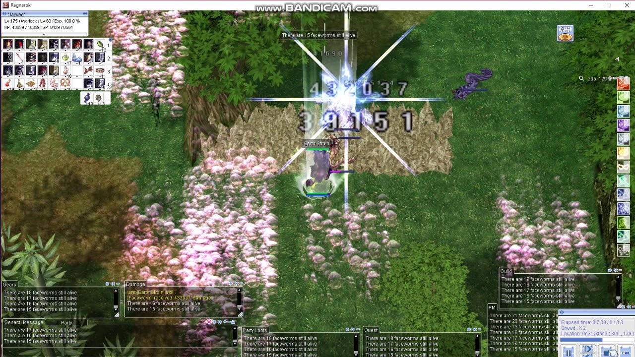 iRO Chaos #2 Faceworm 12:11 mins - Warlock (Celine/Survivor Set)