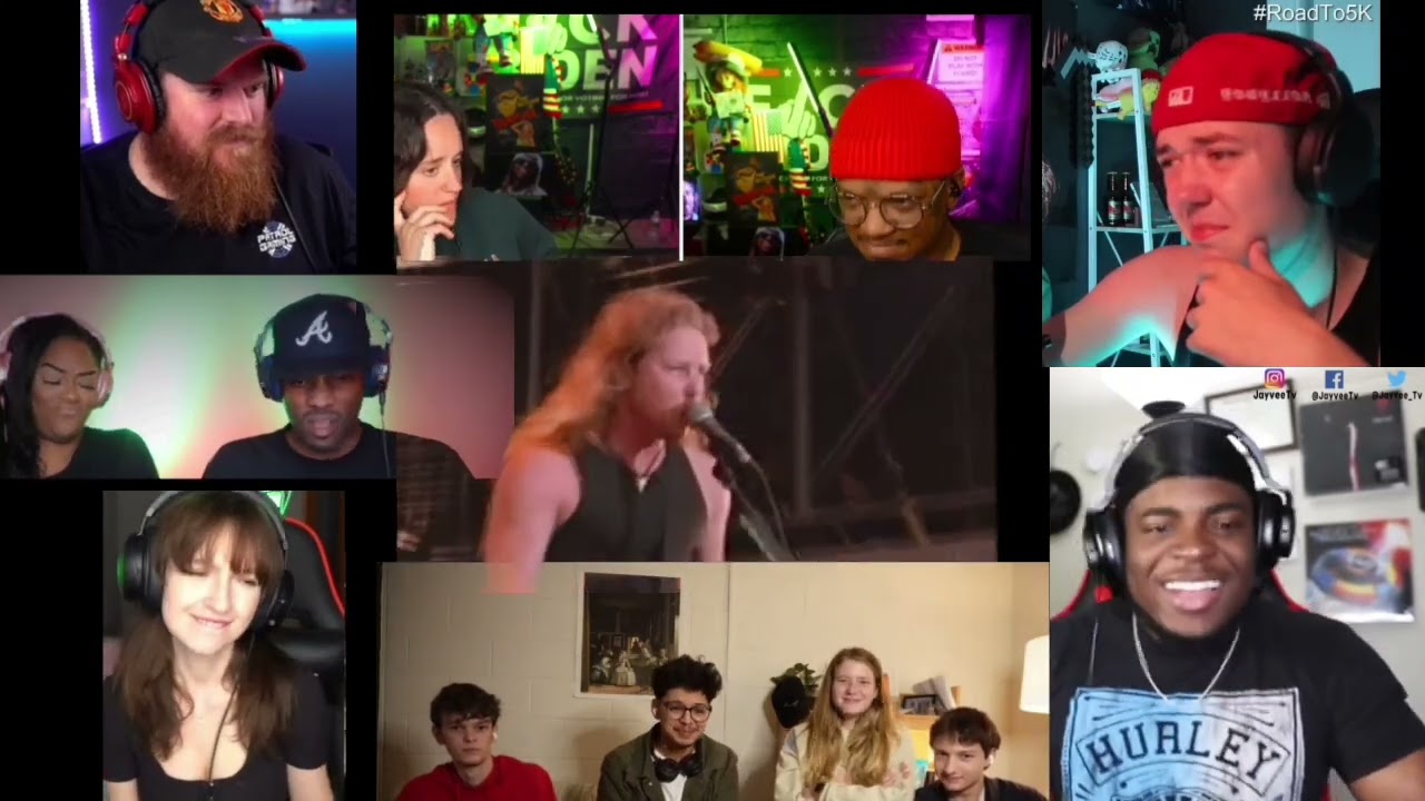 Metallica - Enter Sandman ( Live Moscow 1991 ) ( Reaction Mashup )