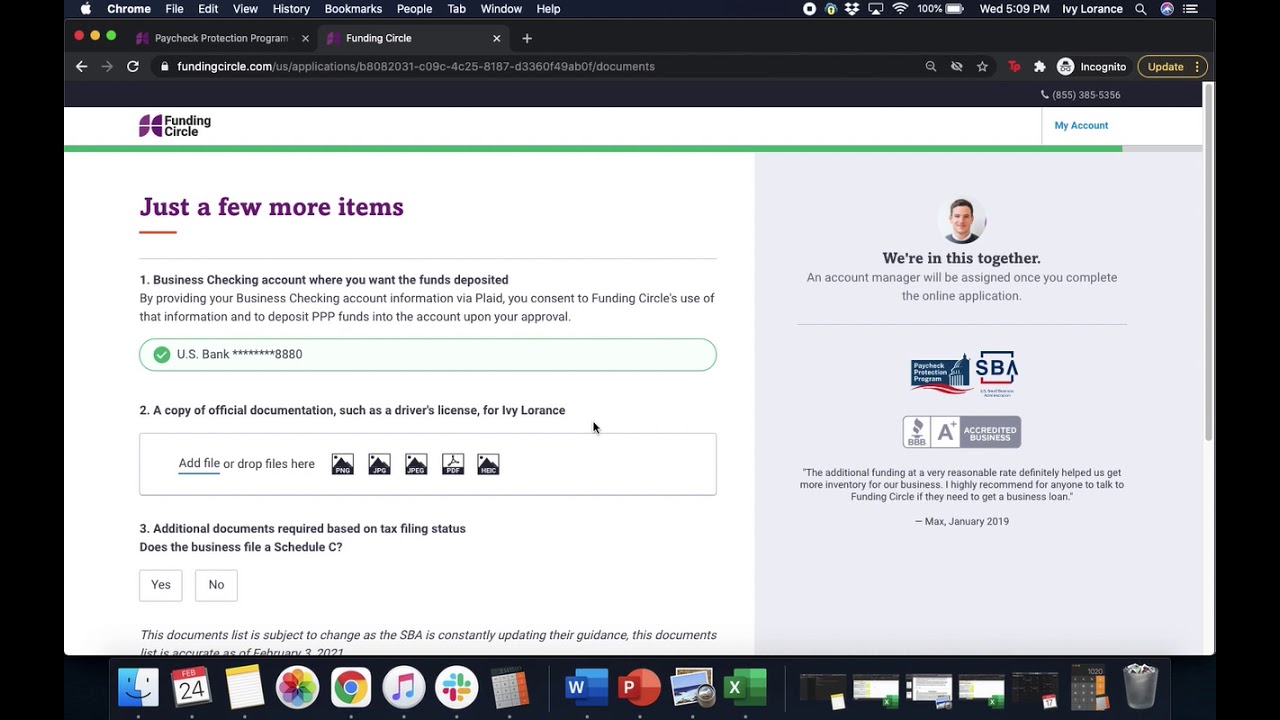Womply/Funding Circle First Draw PPP Application Walkthrough for Employers