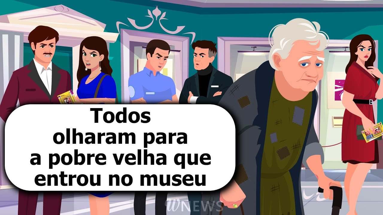 A velha vinha ao museu todos os dias e olhou para este quadro durante as horas