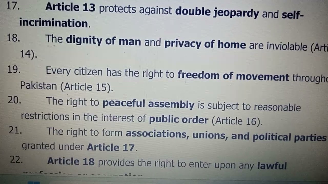 Constitution of Pakistan 1973 Part 2|Fundamental Rights & Principles of Policy|CSS Mentor|PPSC Exam 
