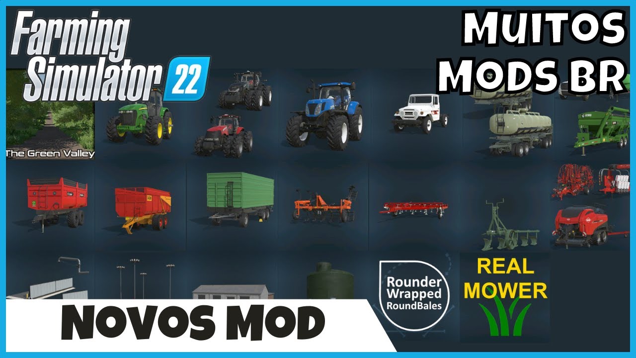 FS22 Mods | Mapa Console, TOYOTA Bandeirante, John Deere 7J e MUITOS mods BR | Farming Simulator 22
