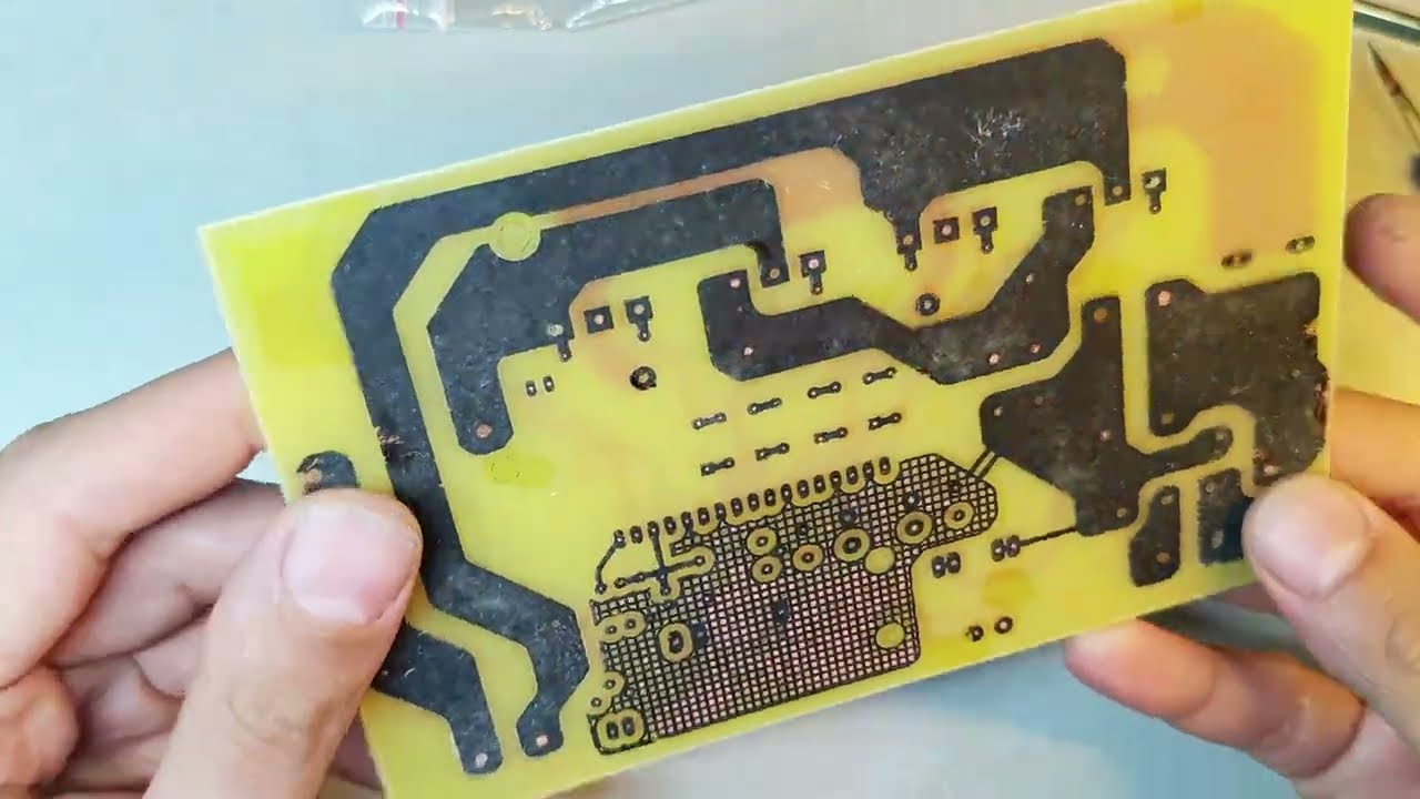ساخت مدار pcb در خانه (اینورتر سینوسی)