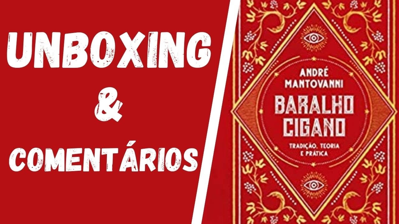 ⭐Unboxing e comentários: Baralho Cigano: Tradição, Teoria e Prática - André Mantovanni⭐