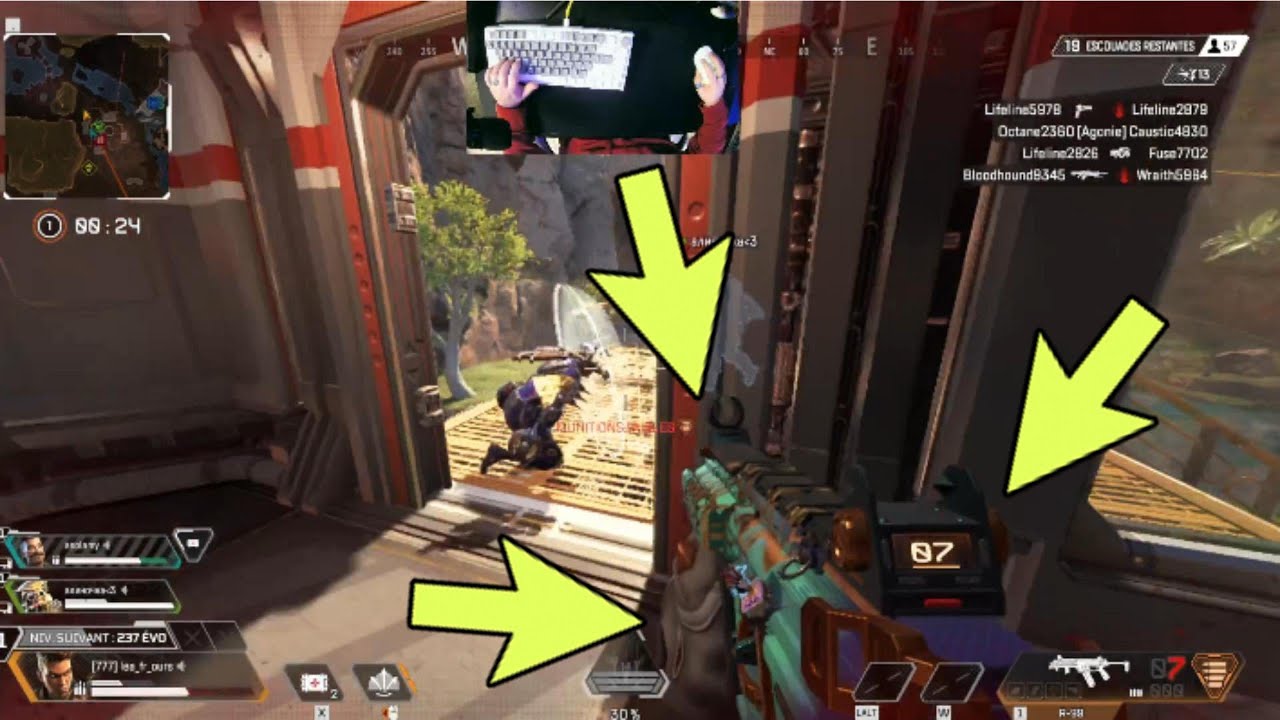 APEX MAIS... JE JOUE QU'AVEC DES MITRAILLETTE !!!!