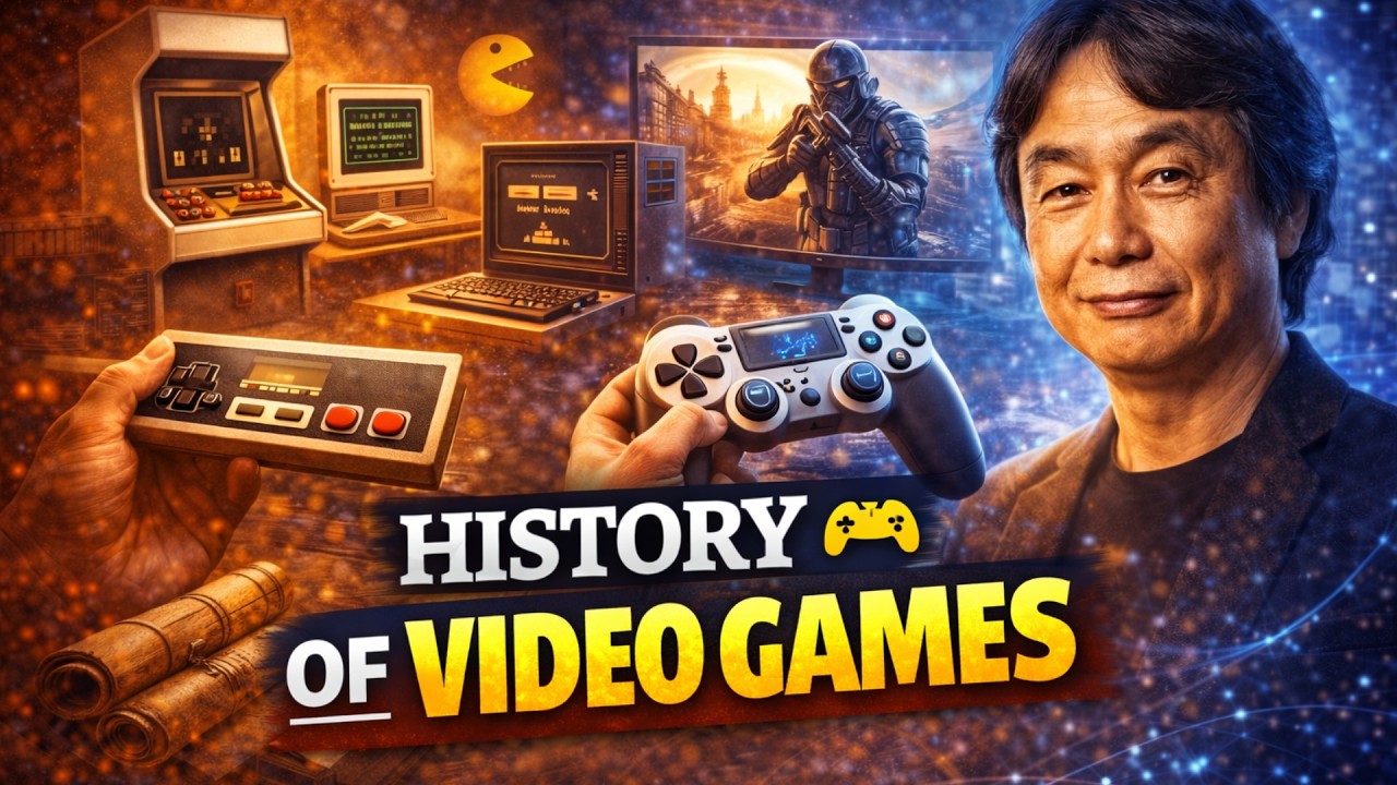 The History of Video Games - From Arcade Machines to Modern Gaming | BIGAN Documentary