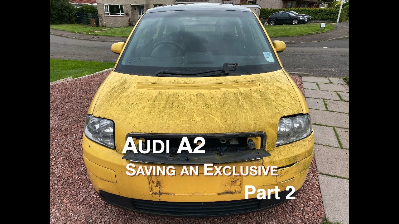 Audi A2 - Saving an Exclusive Part 2 - front end removal | MrBroons